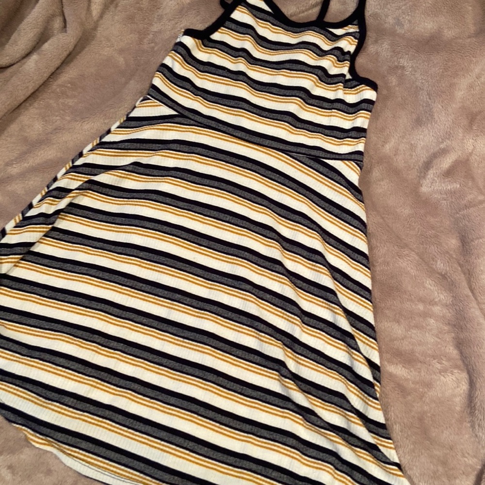 Yellow Striped Dress